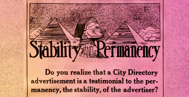 Advertisement from the Los Angeles City Directory, 1918, LAPL City and Street Directories Collection