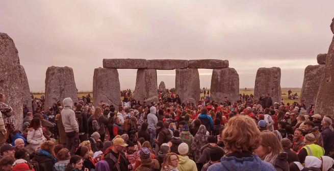 Stonehenge at the summer solstice