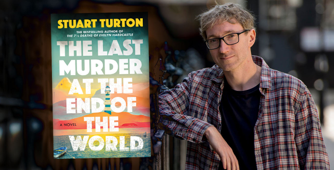 Author Stuart Turton and his latest novel, The Last Murder at the End of the World