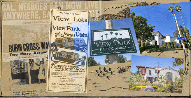 Collage of View Park history
