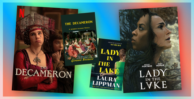 Collage of films and their adapted books