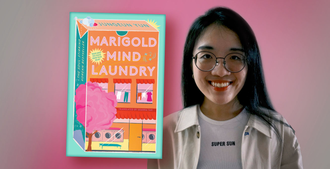 Translator, Shanna Tan of book Marigold Mind Laundry by Chŏng-ŭn Yun