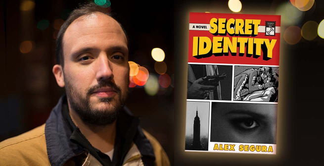 Author Alex Segura and his latest novel, Secret Identity