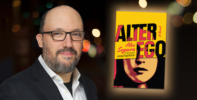 Author Alex Segura and his book Alter Ego