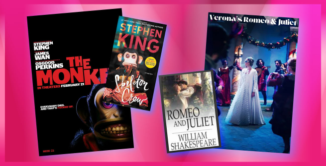 Collage of films and their adapted books