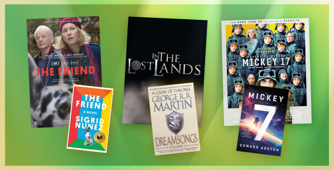 Collage of films and their adapted books