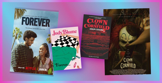 Collage of films and their adapted books