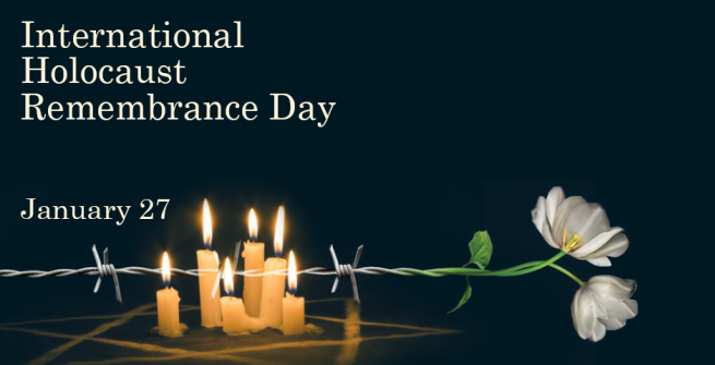 barbed wire turning into flowers with 6 candles burning