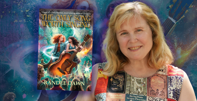 Author Randee Dawn and her latest novel, The Only Song Worth Singing