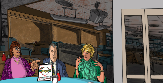 coloring page from the Hidden Heroes coloring book