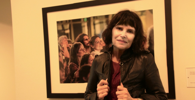 Suzanne Lummis at the Skirball Center, 5/6/2017 photo by Penelope Torribio