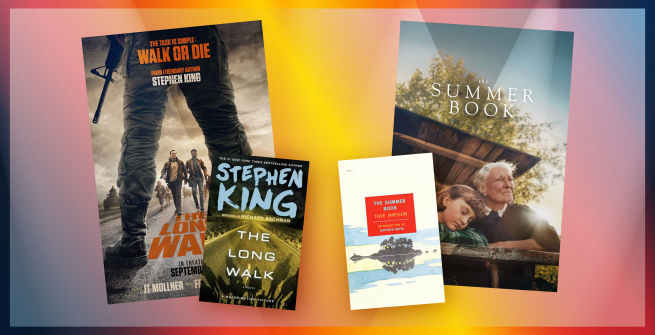 Collage of films and their adapted books