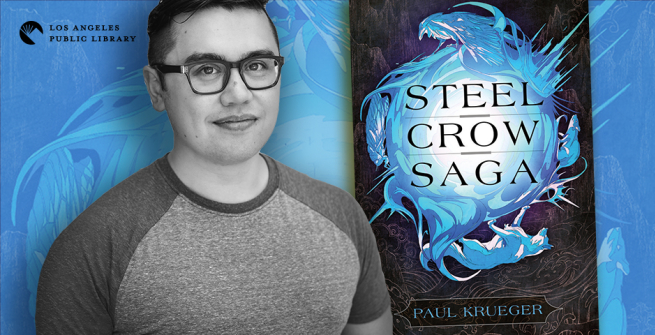 Paul Krueger and his new book, Steel Crow Saga