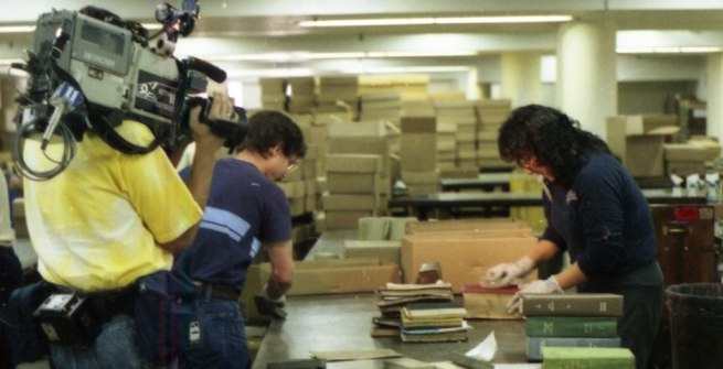 Boxing of damaged books