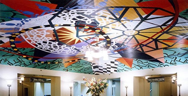 The Seven Centers Ceiling in the Main Lobby