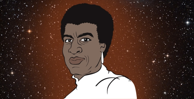 drawing of Octavia Butler