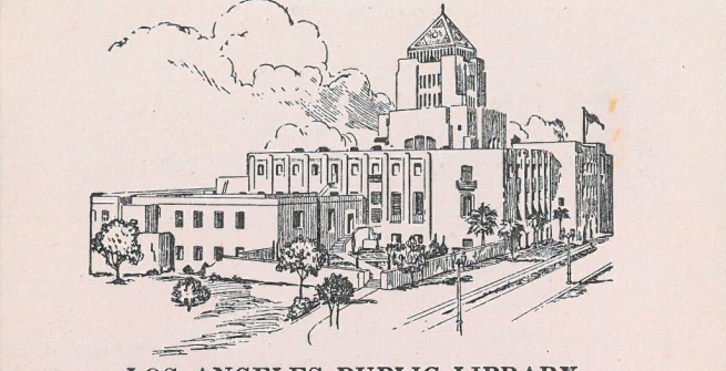 postcard of Central Library