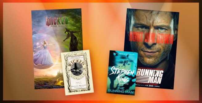 Collage of films and their adapted books