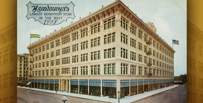 Hamburger Building in 1909