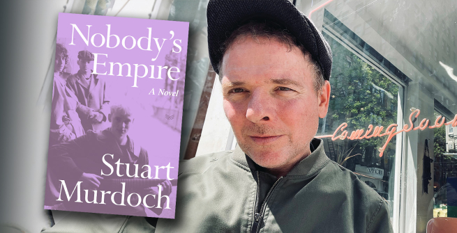Stuart Murdoch and his debut novel, Nobody's Empire