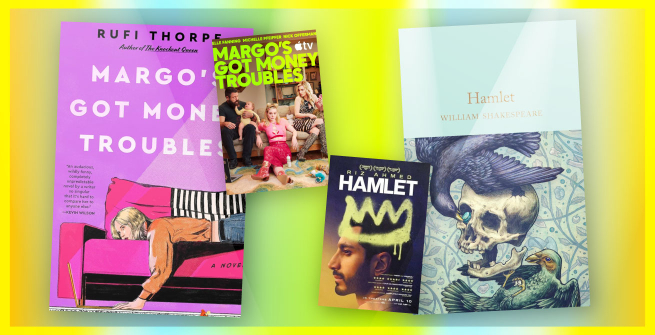 Collage of films adapted from books