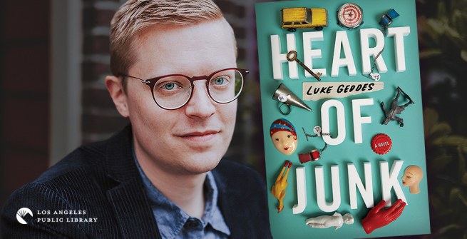 Luke Geddes and his debut novel, Heart of Junk