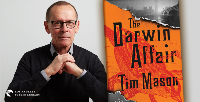 Tim Mason and his first adult novel, The Darwin Affair