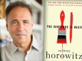 Anthony Horowitz and his latest Mystery series book, The Sentence is Death.