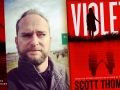 Scott Thomas and his latest novel, Violet