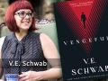 Author V.E. Schwab and her latest book, Vengeful
