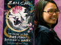 Author Zen Cho and her latest novel, The Order of the Pure Moon Reflected in Water. Photo credit: Jim C. Hines Author Zen Cho and her latest novel, The Order of the Pure Moon Reflected in Water