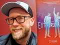 Author TJ Kline and his book, The Extraordinaries