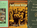 Book covers of other books to read than Huck Finn and Moby Dick