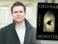 Author J.M. Miro and and his debut novel, Ordinary Monsters. Photo credit: Centric Photography Author J.M. Miro and and his debut novel, Ordinary Monsters