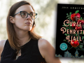 Author Jess Armstrong and her debut novel, The Curse of Penryth Hall. Photo of author: Christy Lorio Author Jess Armstrong and her debut novel, The Curse of Penryth Hall