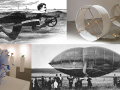 Photo collage of past invention ideas and creative art ideas