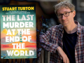 Photo of author: Charlotte Graham Author Stuart Turton and his latest novel, The Last Murder at the End of the World