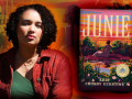 Photo of author: Alida Rose Delaney Author Erin Crosby Eckstine and her debut novel, Junie
