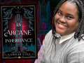 Author Kamilah Cole and his latest novel, An Arcane Inheritance
