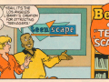closeup of a page from the Betty comic showing the gang in LAPL's teenscape department