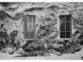 Bison Hunt mural by Charles Kassler Jr