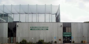 Exterior view of the Pio Pico - Koreatown branch