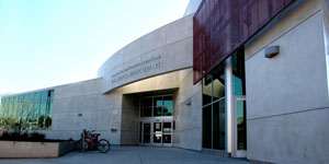 photo of library building exterior