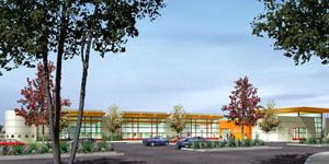 photo of library building exterior