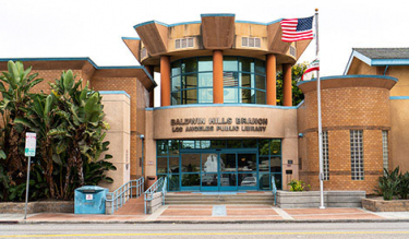 photo of library building exterior