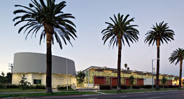photo of library building exterior