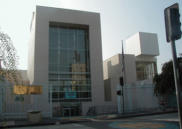photo of library building exterior