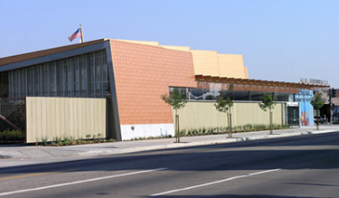 photo of library building exterior