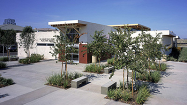 Exterior view of the Playa Vista Library