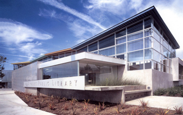 Exterior view of the Sylmar Library